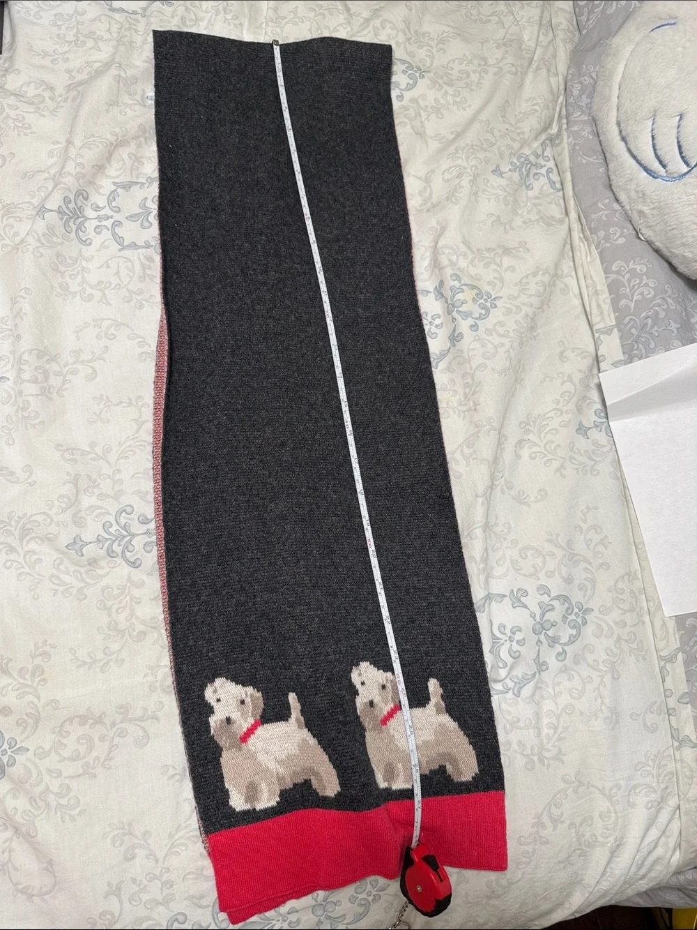 Cath Kidston Black & Red Dog Motif Pet Scarf